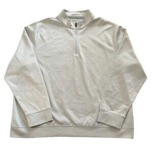 Hickey Freeman Pullover Mens Size 2XL Blue Quarter Zip Sweater Performance Golf